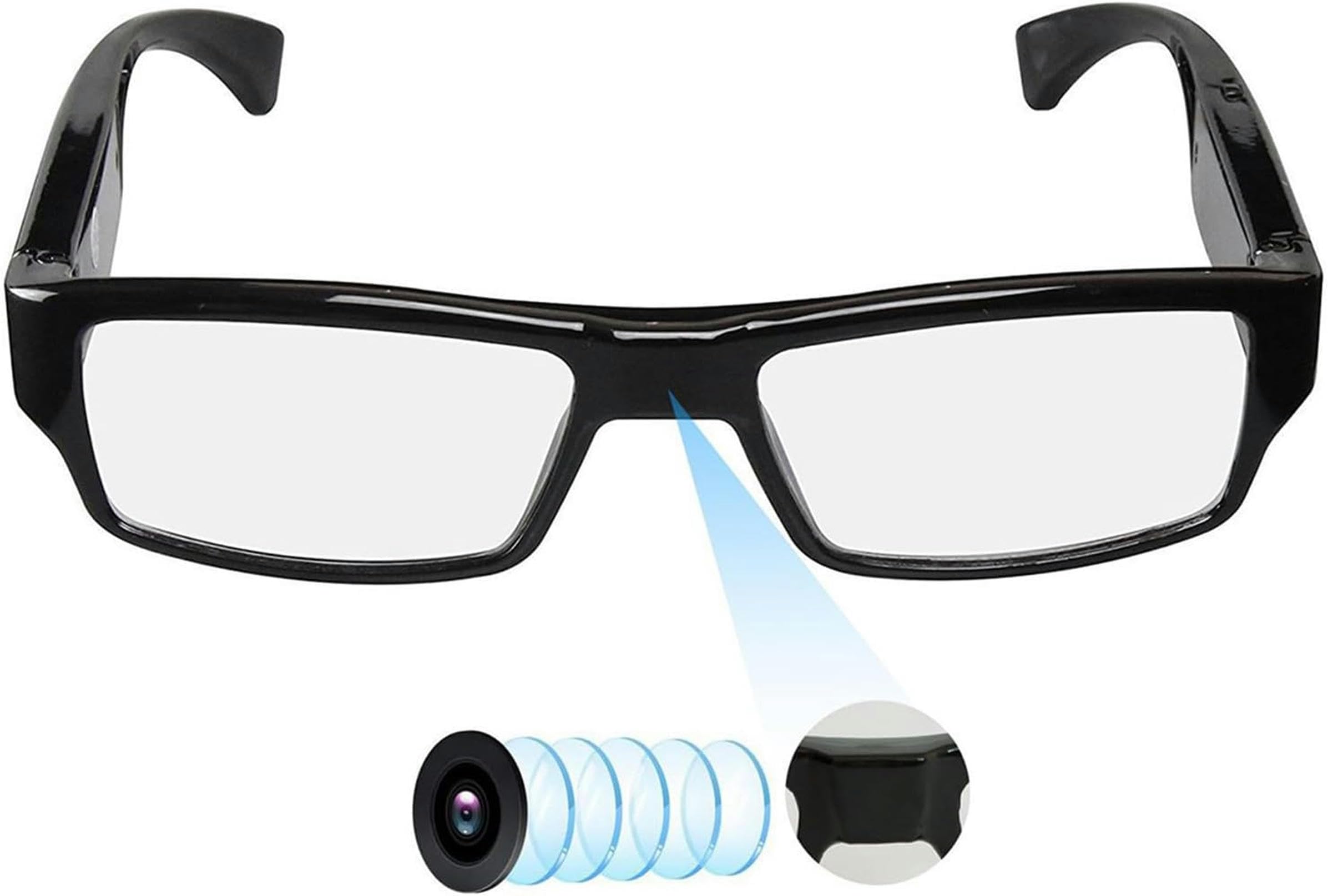 1080P kamera wideo okulary przenośny rejestrator wideo kamera szpiegowska okulary bezprzewodowa mini kamera bezpieczeństwa w domu wewnątrz