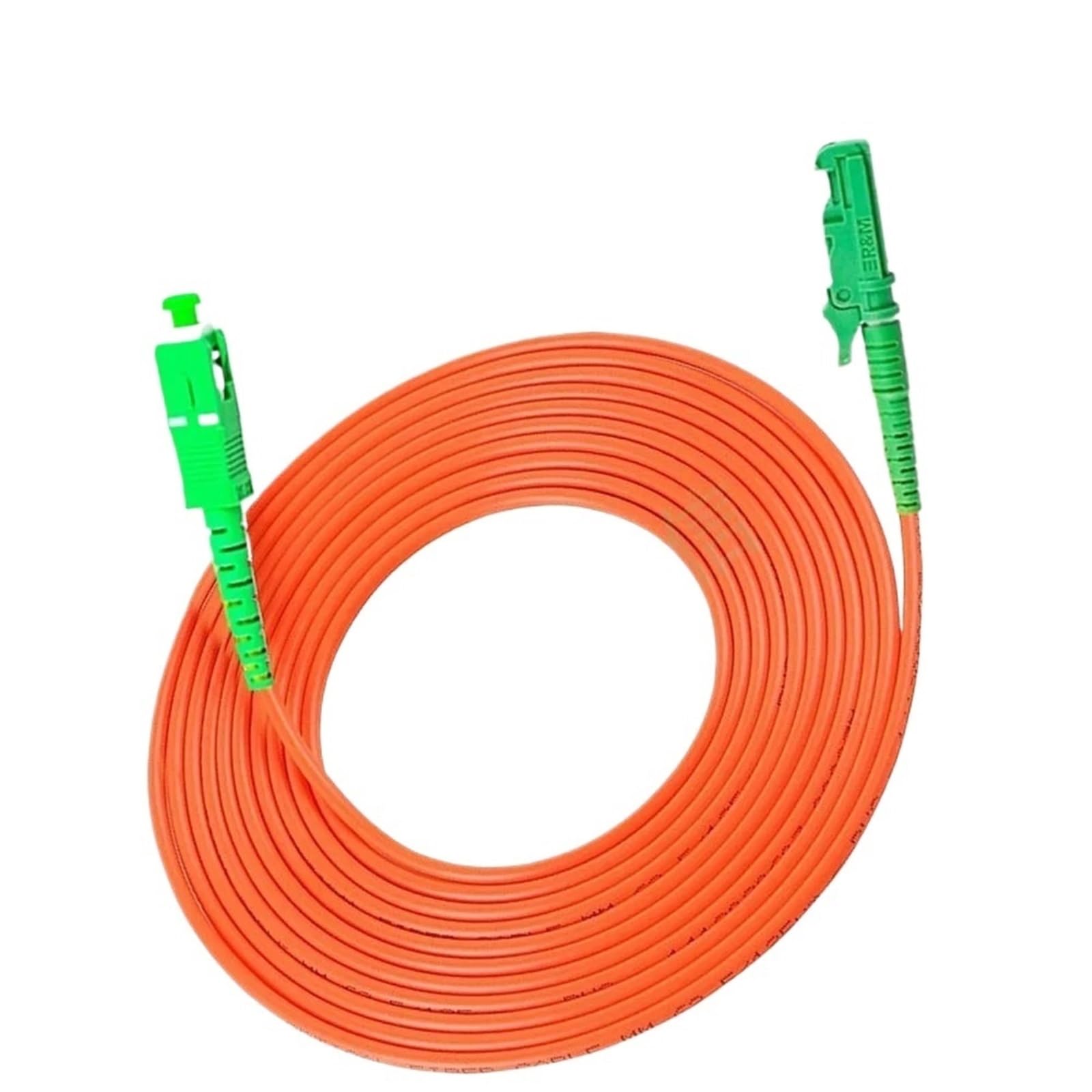 Câble de raccordement à fibre optique OM1 1M-100M Simplex LC FC ST A MM 5-100m SX E2000/A Multimode (100m 1pcs, E2000A-LCA OM1)