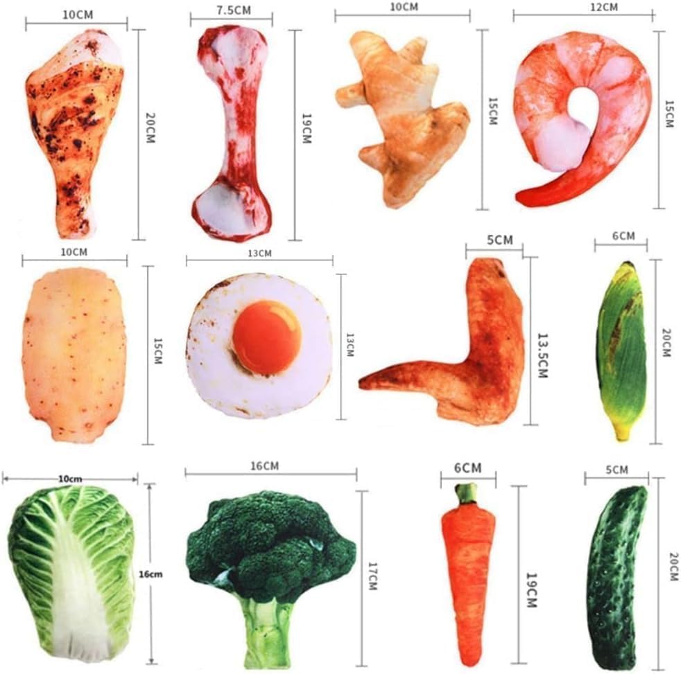 Vegetable Dog juguete mordible para perros de todas las tallas miniatura 3