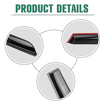 Amazon.com: SAOKNCE 4 Pieces Tape-on Extra Durable Rain