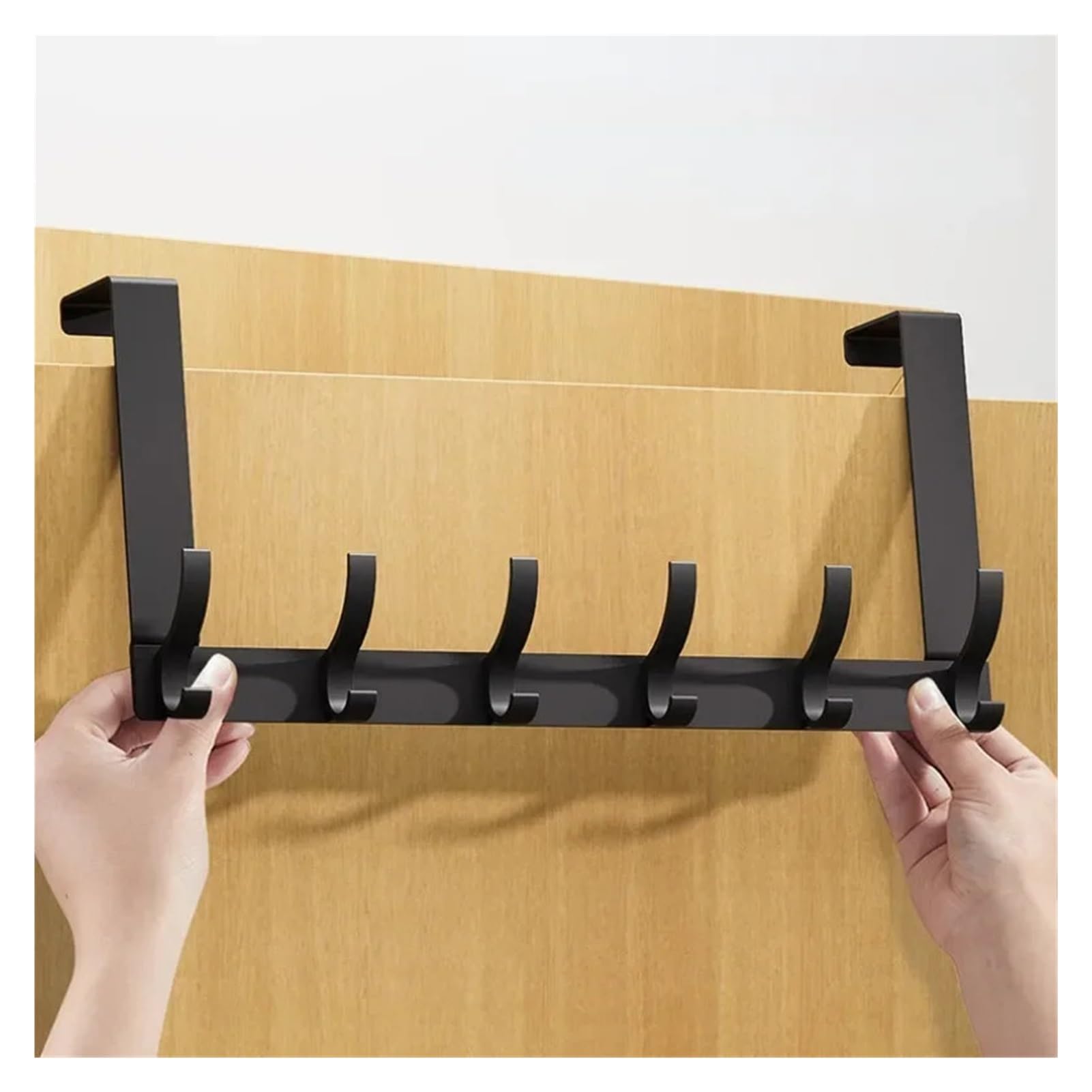 Ganchos para colgar en la puerta Gancho for colgar en la puerta, colgador de pared, resistente, sin dejar rastro.(WHITE)
