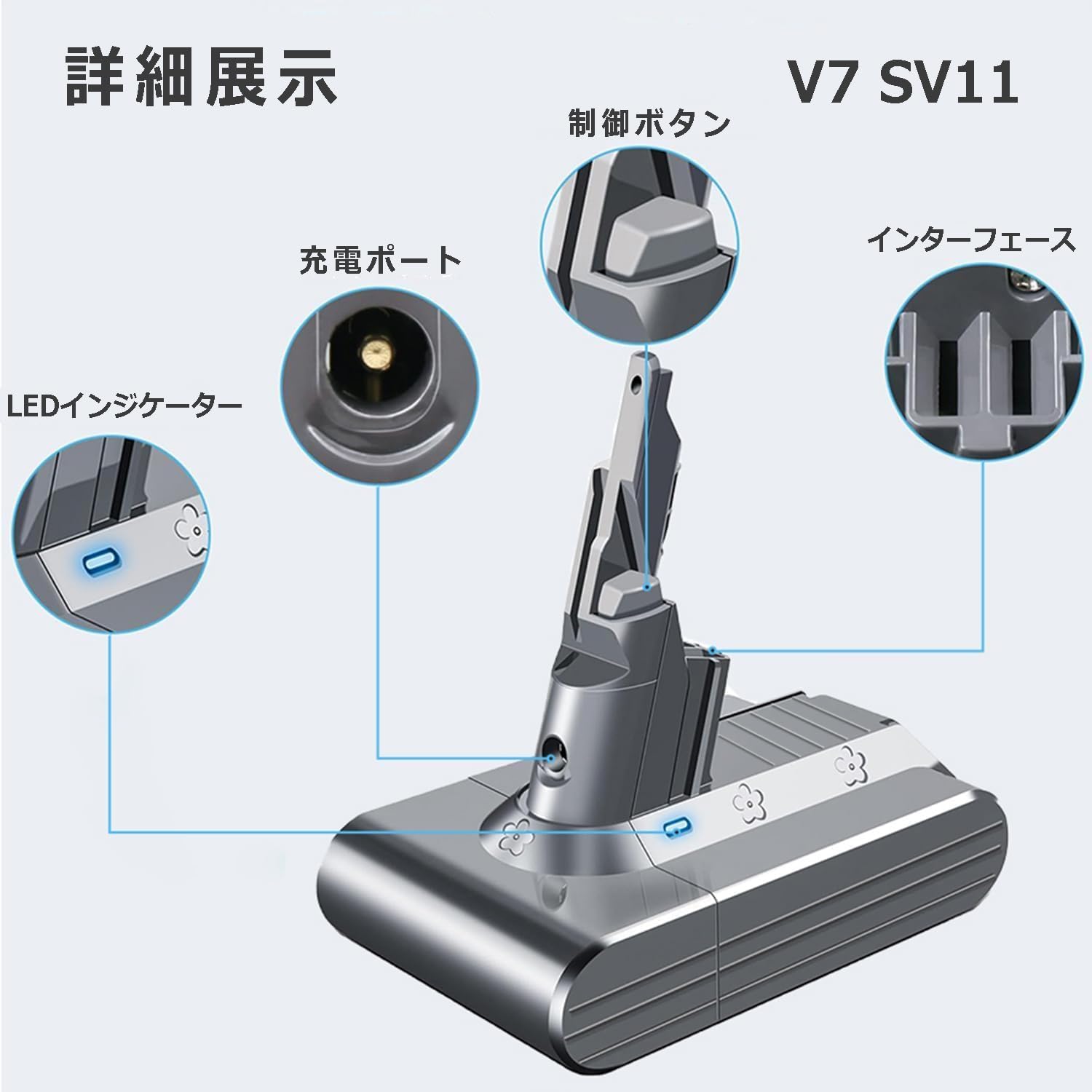 ダイソンV7 SV11 マキタ18vバッテリー仕様 分解清掃済み ヤマダモール | ダイソン V7 V8 マキタ 変換 マキタ 18V