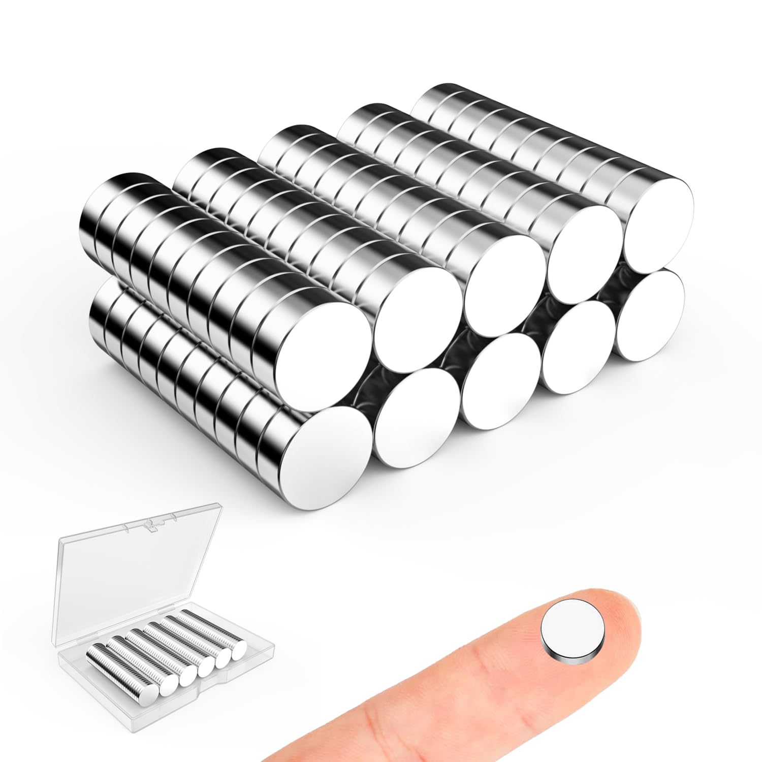 Magnets for Crafts, 5x2mm Small Round Magnetic 250 Pack — Amazon image 16