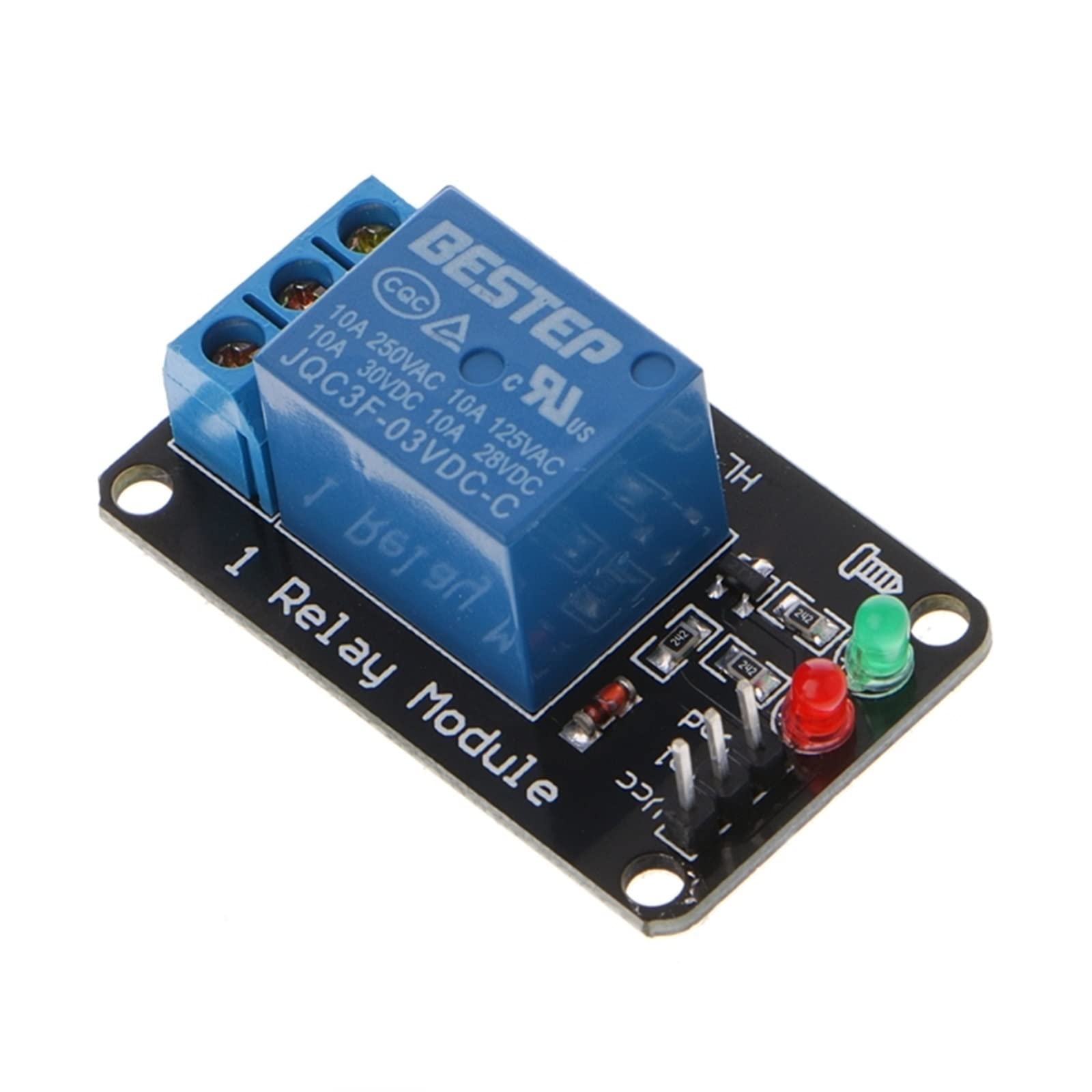 FIDEMM 1PCS 1 Kanal 3V Relaismodul 3,3V Low Level Shooting mit Lampe 11UA