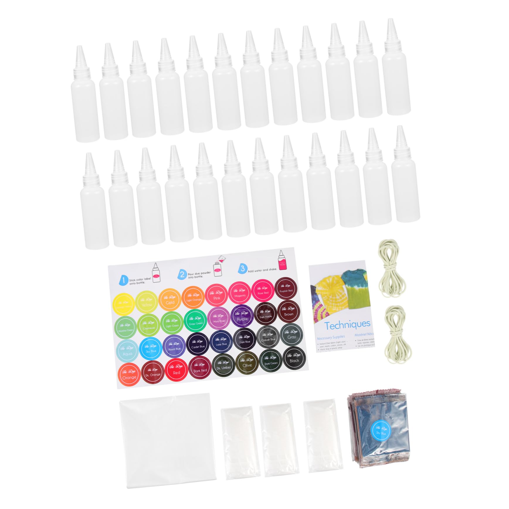 SHINEOFI 1juego Polvo De Teñido Tie Dye Colores Vibrantes Para Ropa Para Diy y Fiestas Adultos Kit De Teñido Para Halloween y Manualidades