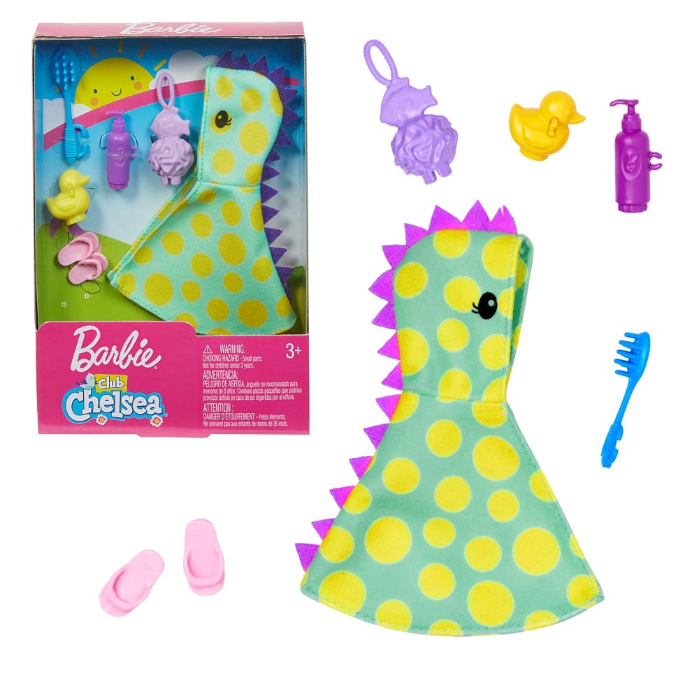 Barbie Bathtime Accessories | for Chelsea Mattel FXN69 | Fashion doll dresses