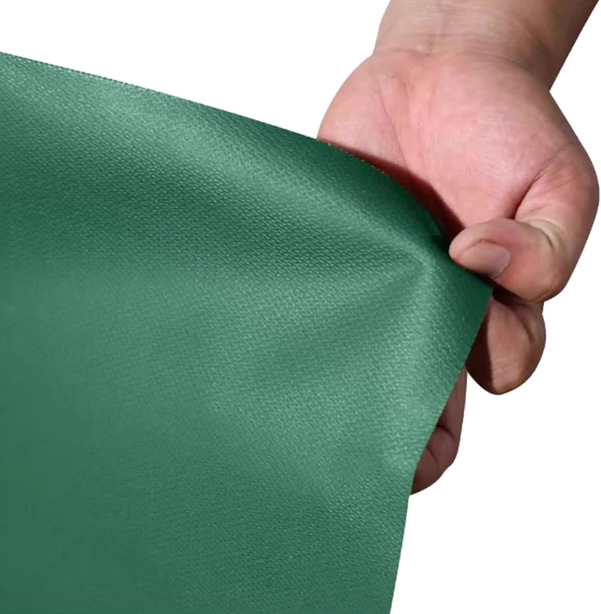 Welding Blankets, Heat Resistant Green PVC Tarp Roll, Flame Retardant Welding Screen for Hot Work, Spark Shield Tarp for Construction Fence, Workshop Divider(1.8X2.3M)