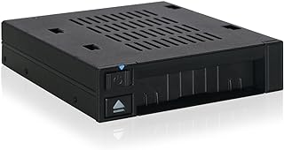 ICY DOCK 2.5” SSD Dock Trayless Hot-Swap SATA / SAS Mobile Rack for Ext 3.5” Bay | flexiDOCK MB521SP-B