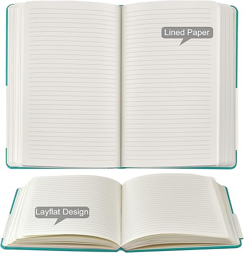 Miniatura 3 de Coopay Cuadernos B5 de 320 páginas, cuadernos de composición a rayas, diarios clásicos de tapa dura para oficina, hogar, escuela, negocios,