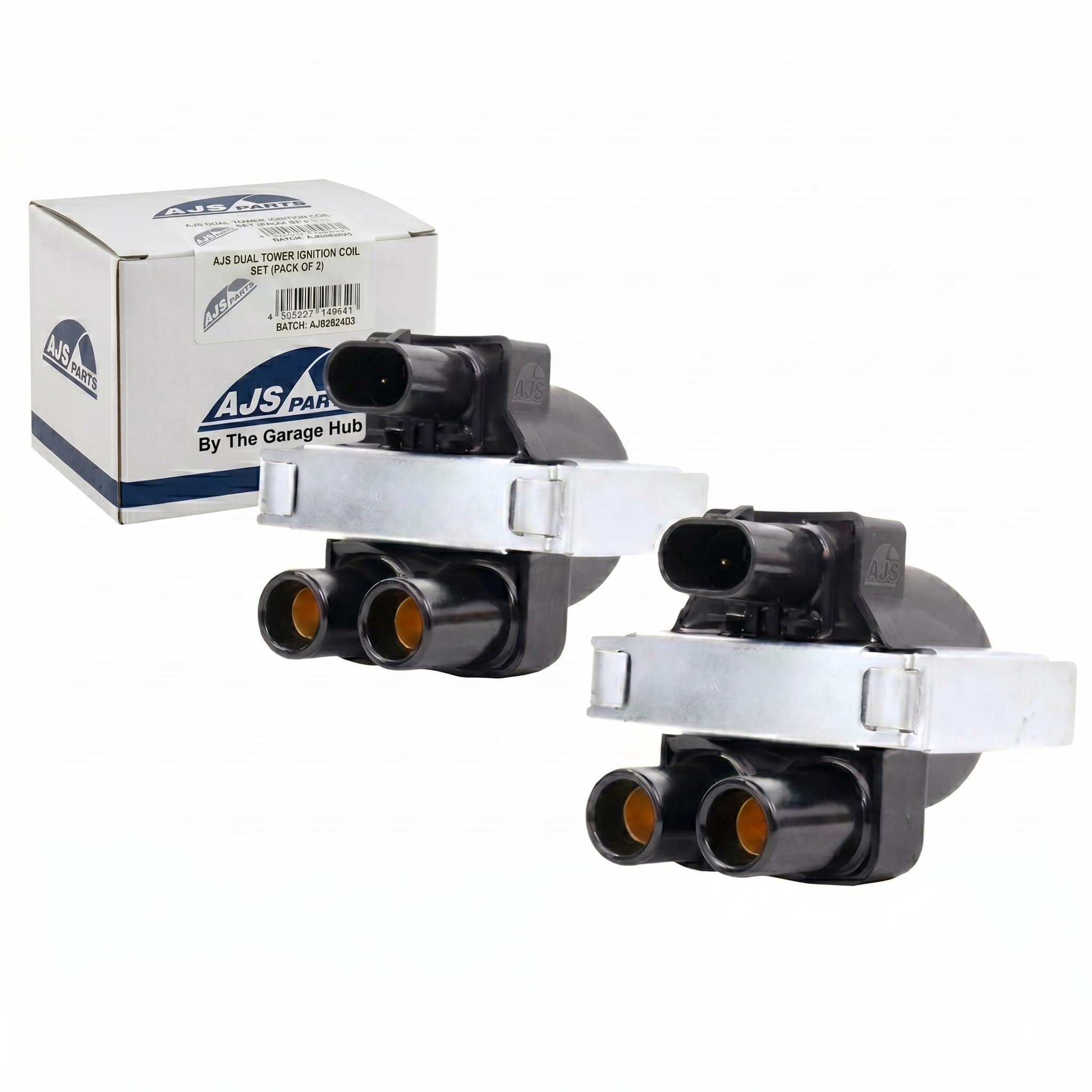 2x Kit Bobine di accensione Benzina Compatibile con FIAT Punto 176 188 UNO FIAT Panda 169 DOBLO,ALFA 145 146 155 33 46543562 46548037 60805420,60809492 7626232 7672018 46790073
