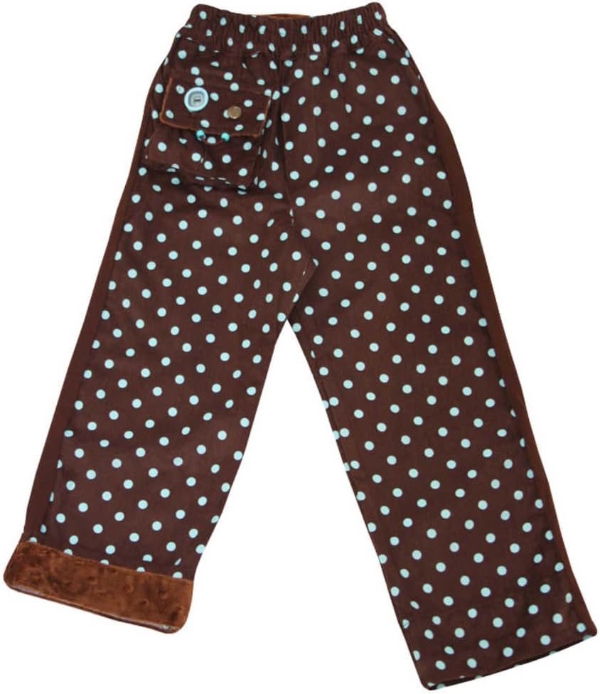 Kozie Clothes *Sale Girls' Elastic Waist Printed Corduroy Sensory Pants
