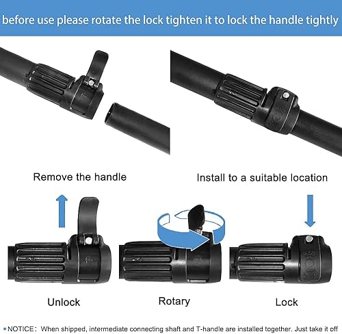 Miniatura 5 de LBW SUP Paddle Board Paddle Paddleboard Paddleboard  3 piezas o 4 piezas de aleación flotante portátil SUP Kayak Paddle Paddle ajustable de 2 caras