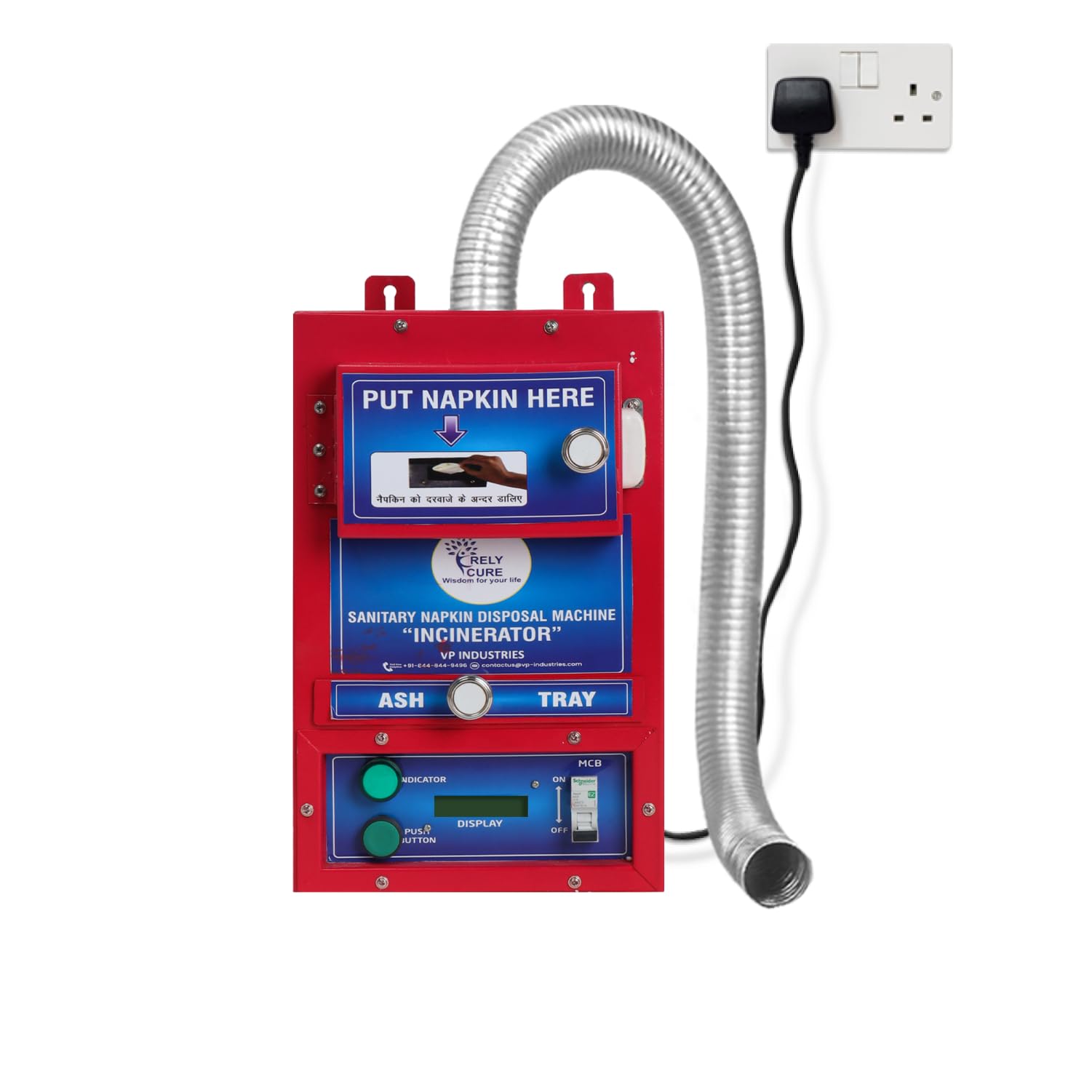 See full amazon price history chart for Relycure®⇒VP Industries (Medium-200 Pad Per Day) Sanitary Napkin Incinerator Machine with digital display | Pad Destroyer with a burning capacity of 10 to 20 pads per cycle in a 20-minute duration. Relycure®⇒VP Industries (Medium-200 Pad Per Day) Sanitary Napkin Incinerator Machine with digital display | Pad Destroyer with a burning capacity of 10 to 20 pads per cycle in a 20-minute duration. (B0DH8FYYL8) Amazon Price History, Amazon Price Tracker