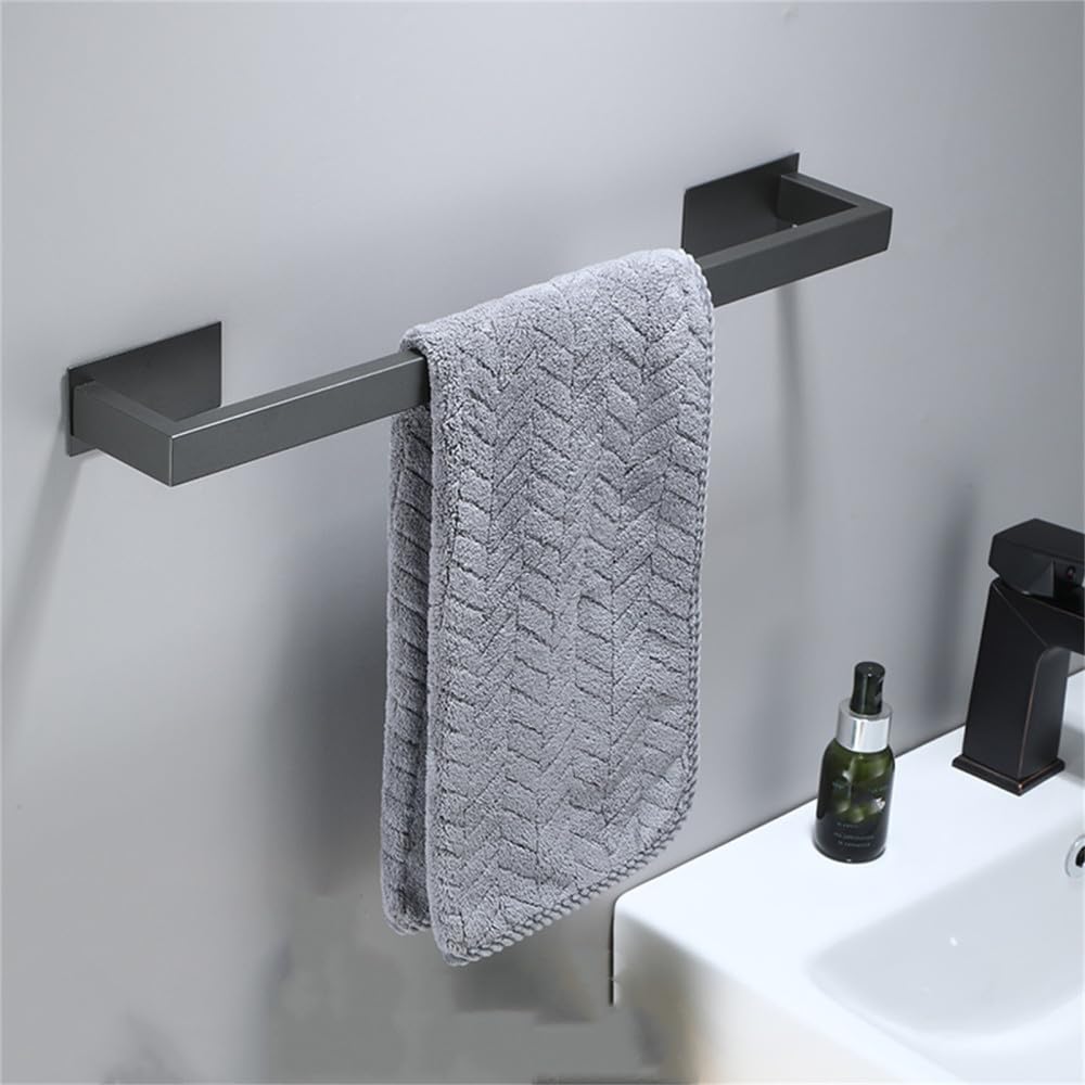Porte-serviettes sans clous en acier inoxydable pour gain de place