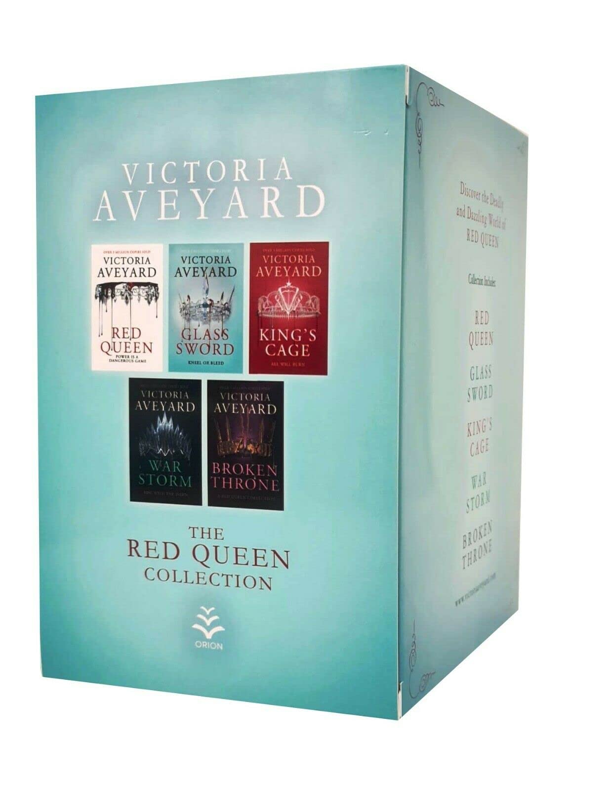 Victoria Aveyard Red Queen Series Collection 5 Books Set (Red Queen, Glass Sword, King's Cage, War Storm & Broken Throne) - Image 3