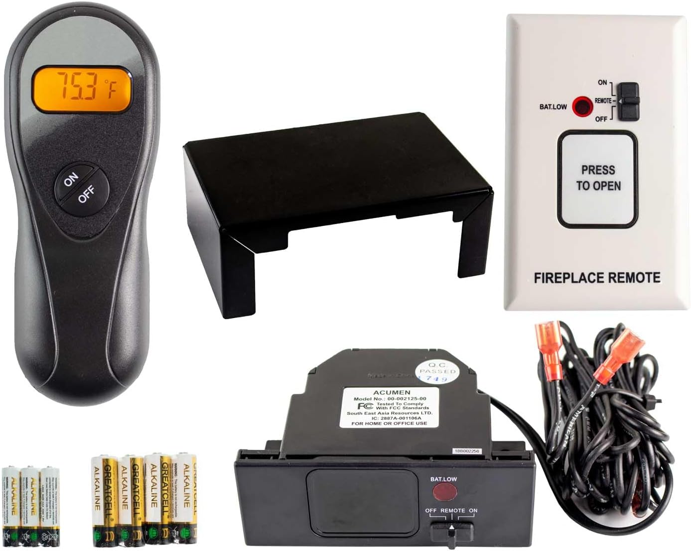ACUMENRCK-I On/Off Fireplace Remote Control