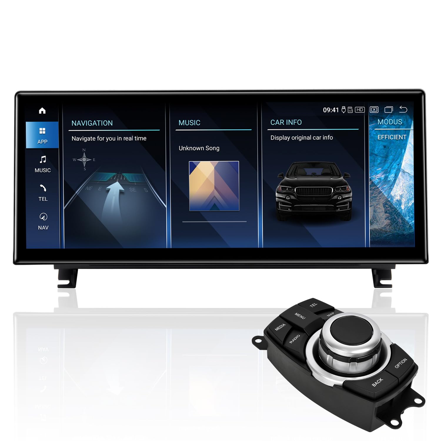 PEMP Android 10 Head Unit 10.25 inch IPS Touch Screen 1920x720 Qualcomm 8-core 4GB RAM 64GB ROM Car Android auto Play for BMW Z4 e89 (2009-2018) CIC