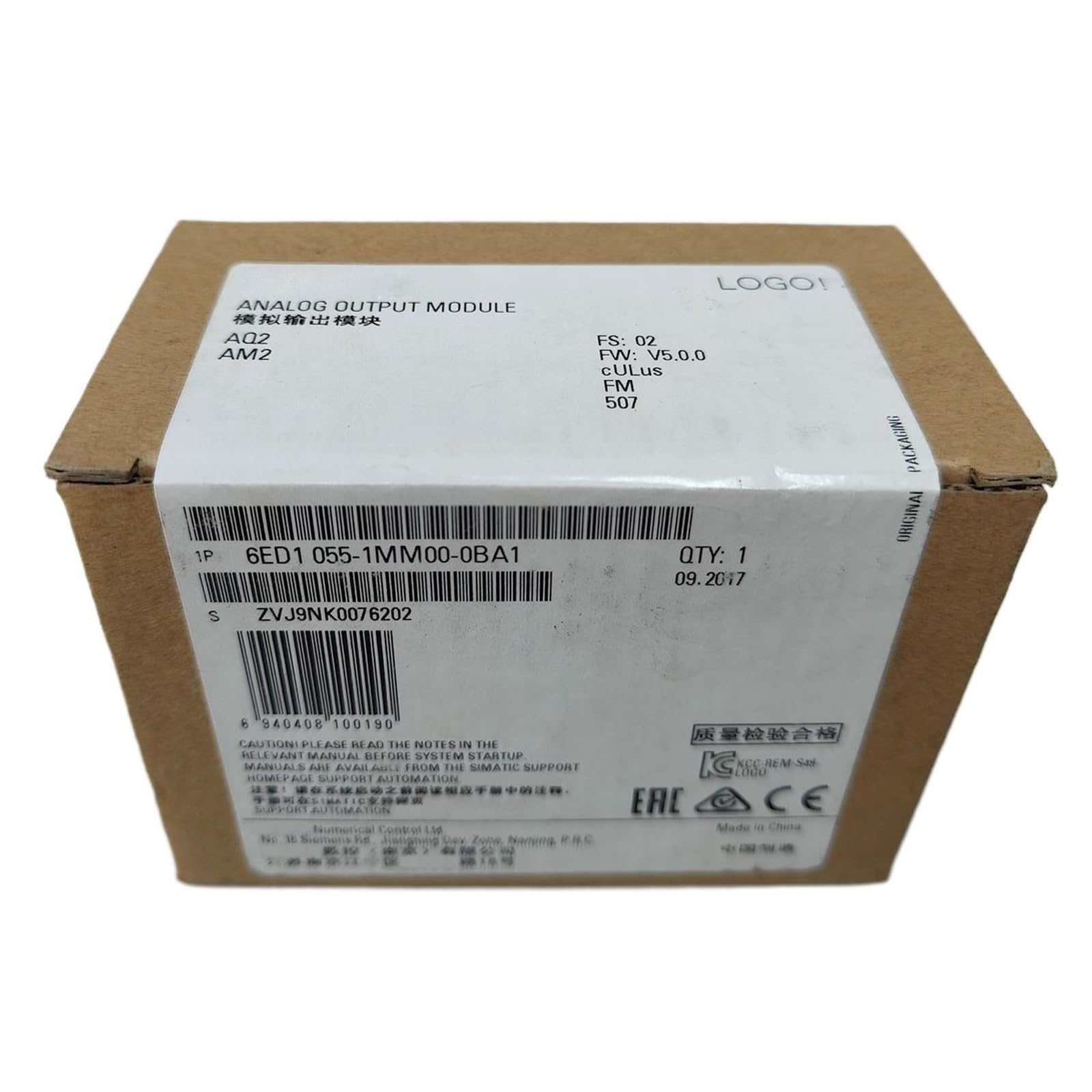Module PLC 6ED1055-1MM00-0BA1 extension automate pour armoire électrique