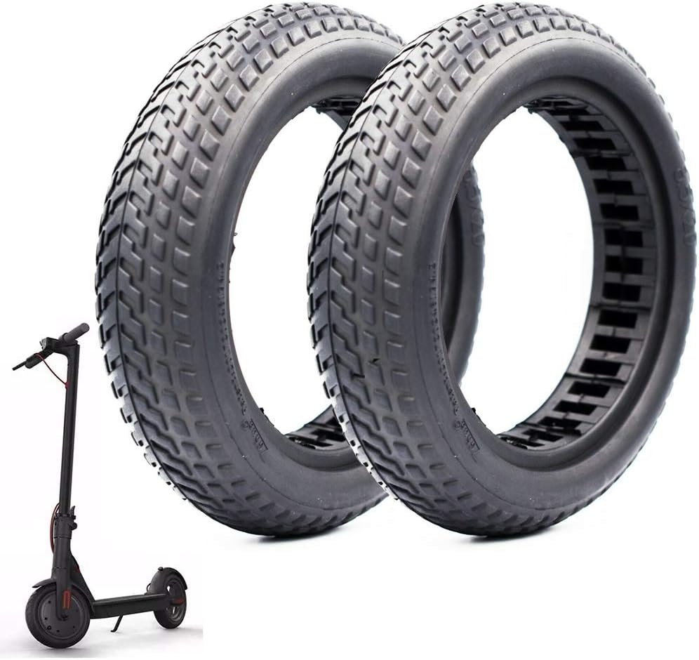 M365 Solid Tyre 8.5" for Electric Scooter, 8.5 inches Scooter Tire Rubber Pattern Wheel Replacement Explosion-Proof Non-Pneumatic Shock Absorber Tire for Xiaomi Mijia M365 Electric Scooter