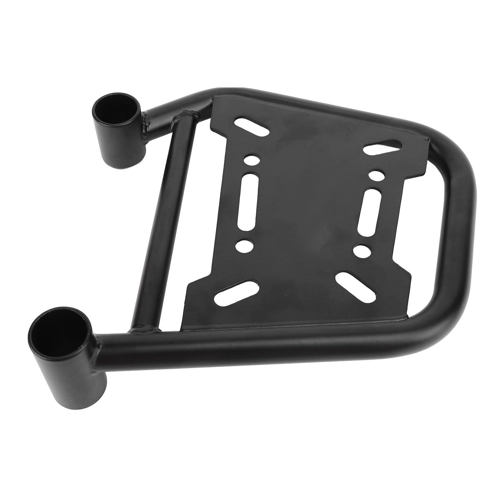 POENVFPO Bastidores de Soporte para Alforjas Soporte para Bolsa Lateral de Hierro Tubo de 17 Mm Anodizado Duro Negro Almacenamiento Adicional Fácil Instalación para Eliminator 400 450 500 SE 2023