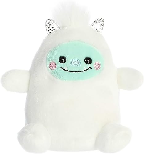 Aurora Adorable Palm Pals Baker Yeti Animal de peluche  Juego de bolsillo  Diversión coleccionable  Blanco 5 pulgadas