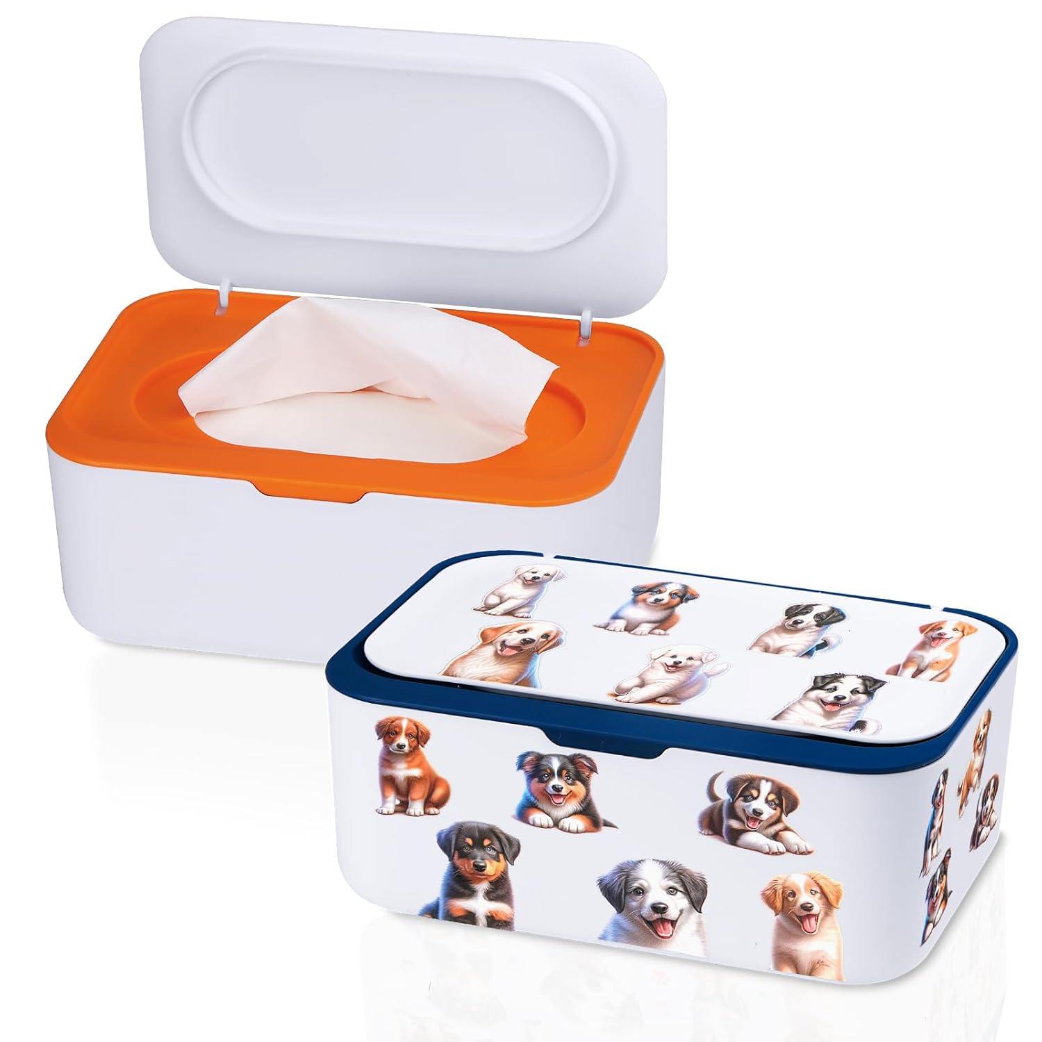 Baby Wipes Dispenser Holder Container Baby Wipes Flushable Refillable Wet Portable