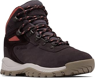 Women's Newton Ridge Plus WP Amped waterproof mid rise hiking boots, Brown (Timber x Cinder), 4 UK