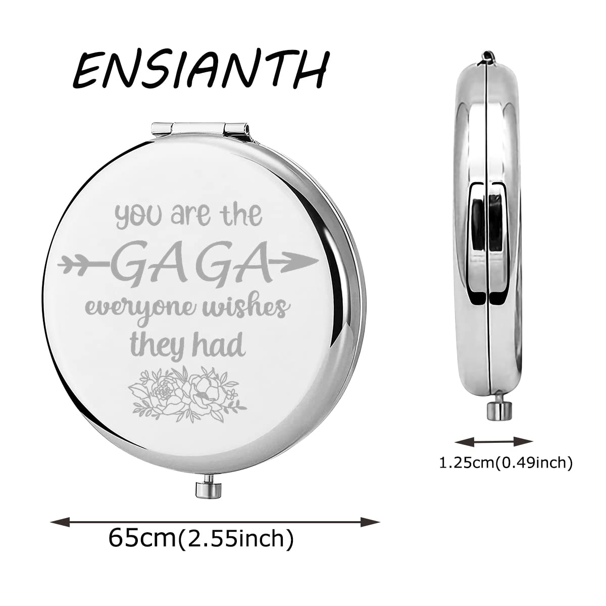 Amazon.co.jp: ENSIANTH ガガ ギフト ガガ ポケットミラー 