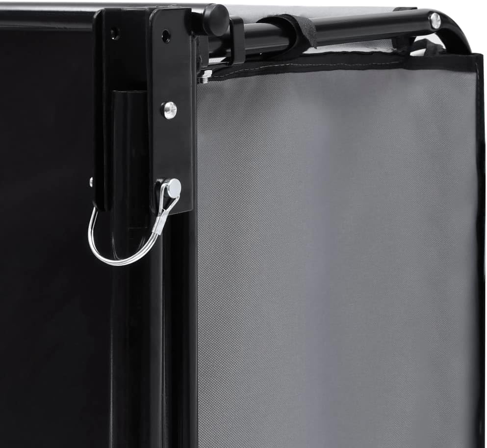 vidaXL 143.3 lbs Bike Trailer in Orange and Gray