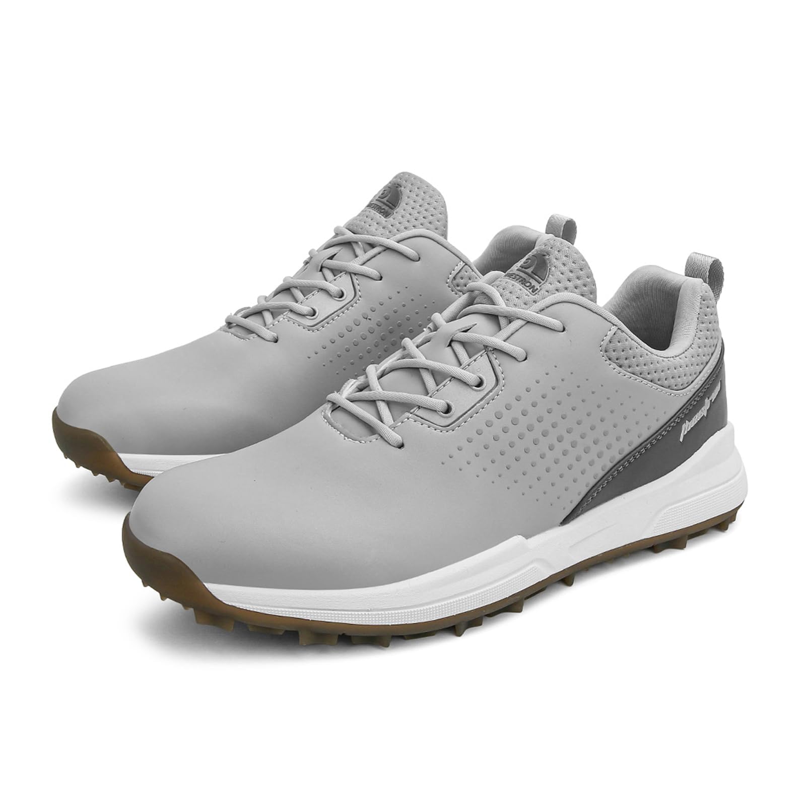 Zapatos De Golf para Hombre, Zapatillas De Deporte De Golf Transpirables, Zapatillas De Deporte Clásicas Antideslizantes para Exteriores, Botas De Golf con Sin Clavos