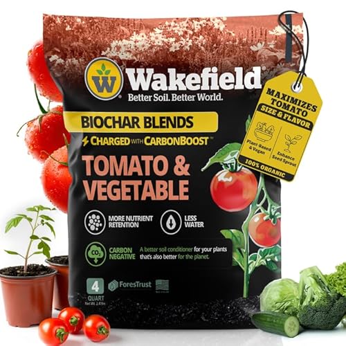 Wakefield Biochar Blend Organic Potting Soil 4 Quarts