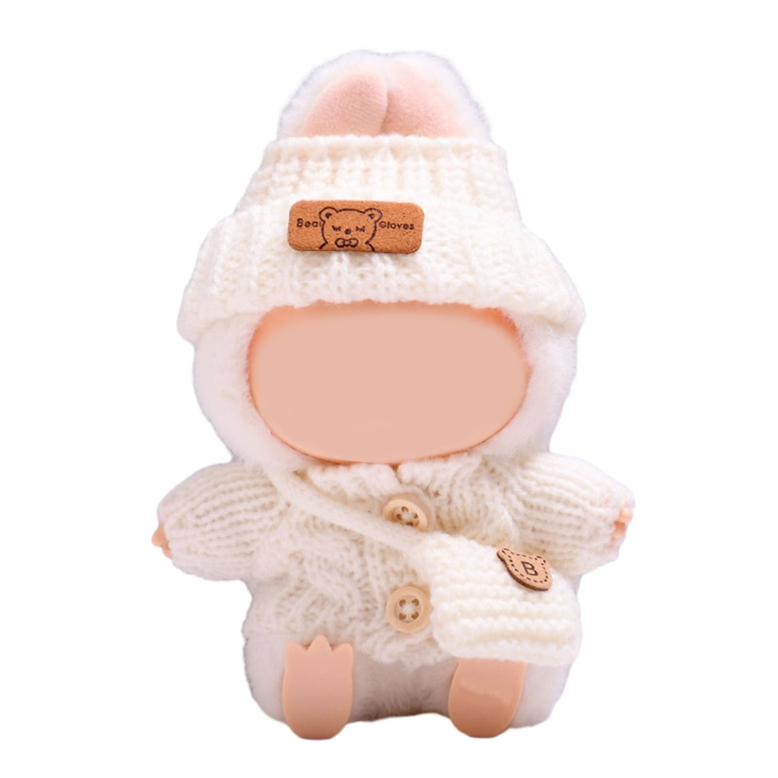 matumou Clothes Cute Sweater Hat Set for 17cm Dolls Clothing Replacement Outfits for Theme Parties And Photo Shoots