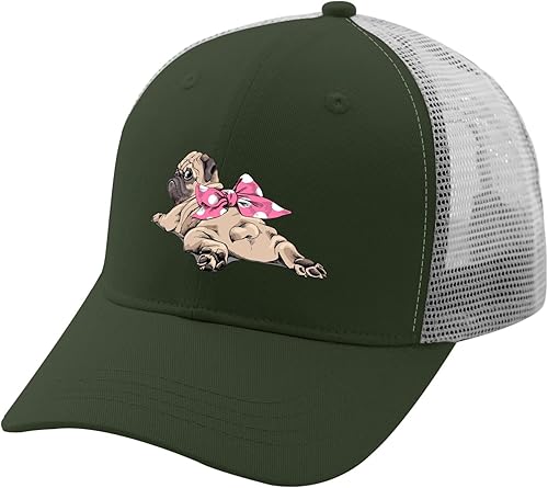 Miniatura 2 de Caps Pug Dog Dad Hat, Graphic Dad Hats for Men