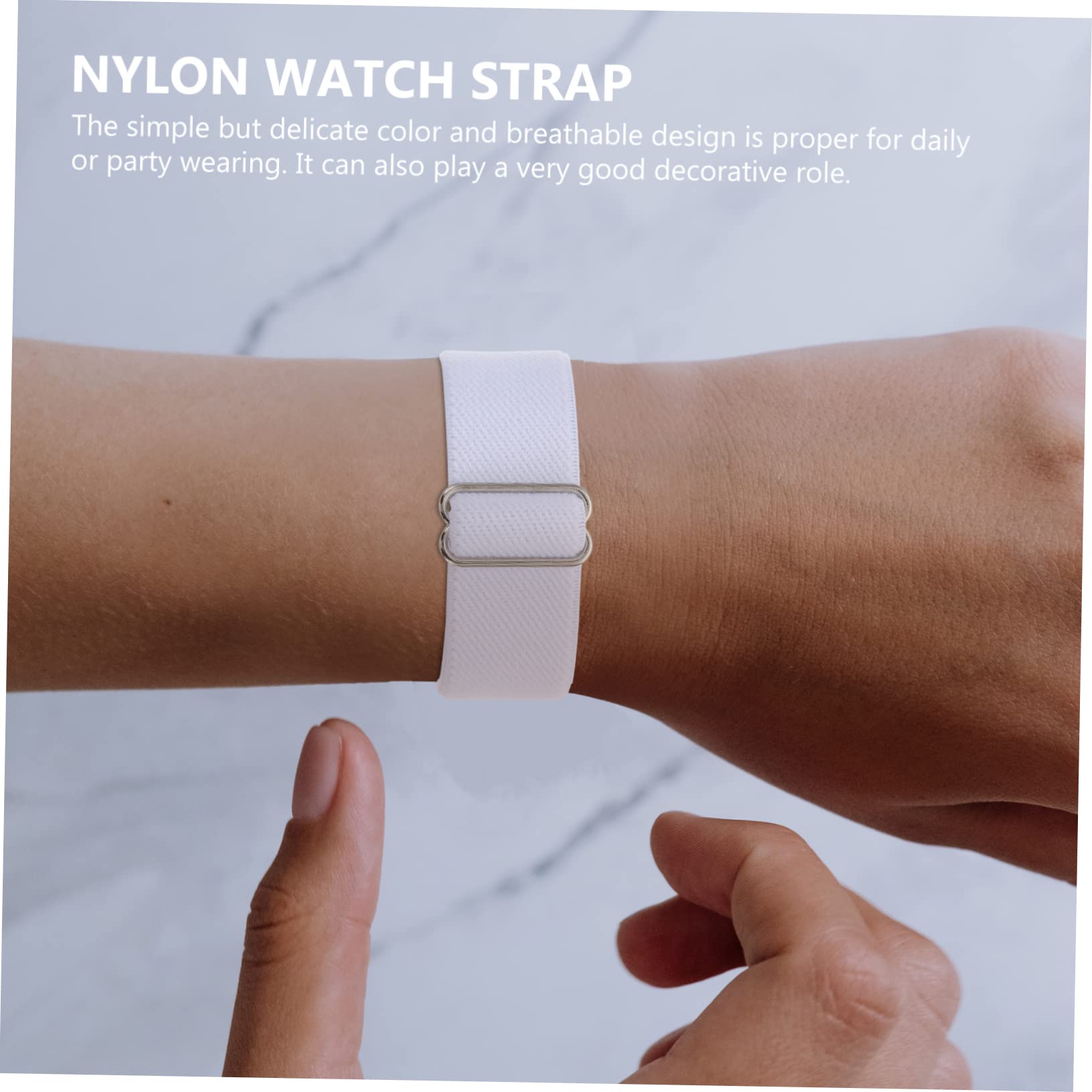 Uonlytech 15pièces Bracelet Montre Nylon Réglable De Bandes Pour Montres Connectées Confortable Et Pour Autres Modèles