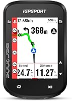 iGPSPORT BSC200S GPS Bike Computer: Route Navigation, 2.4" Color Screen, Bluetooth ANT+, IPX7 Waterproof, 25H Battery