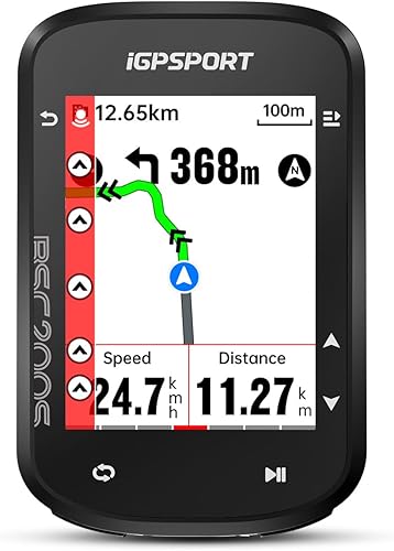 iGPSPORT BSC200S GPS Bike Computer, navegación de ruta inalámbrica 2,4" pantalla Bluetooth ANT+Ciclo ordenador IPX7 impermeable
