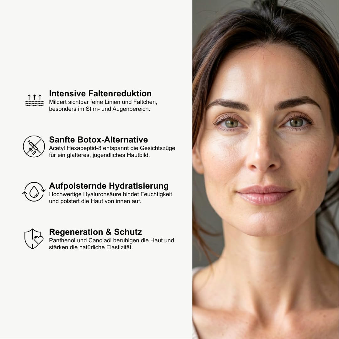 Cellusana® Botolift Refresh – Intensives Anti-Falten Serum mit Acetyl Hexapeptid-8 & Hyaluron – Mimikfalten glätten & Haut entspannen – 30ml Made in Germany