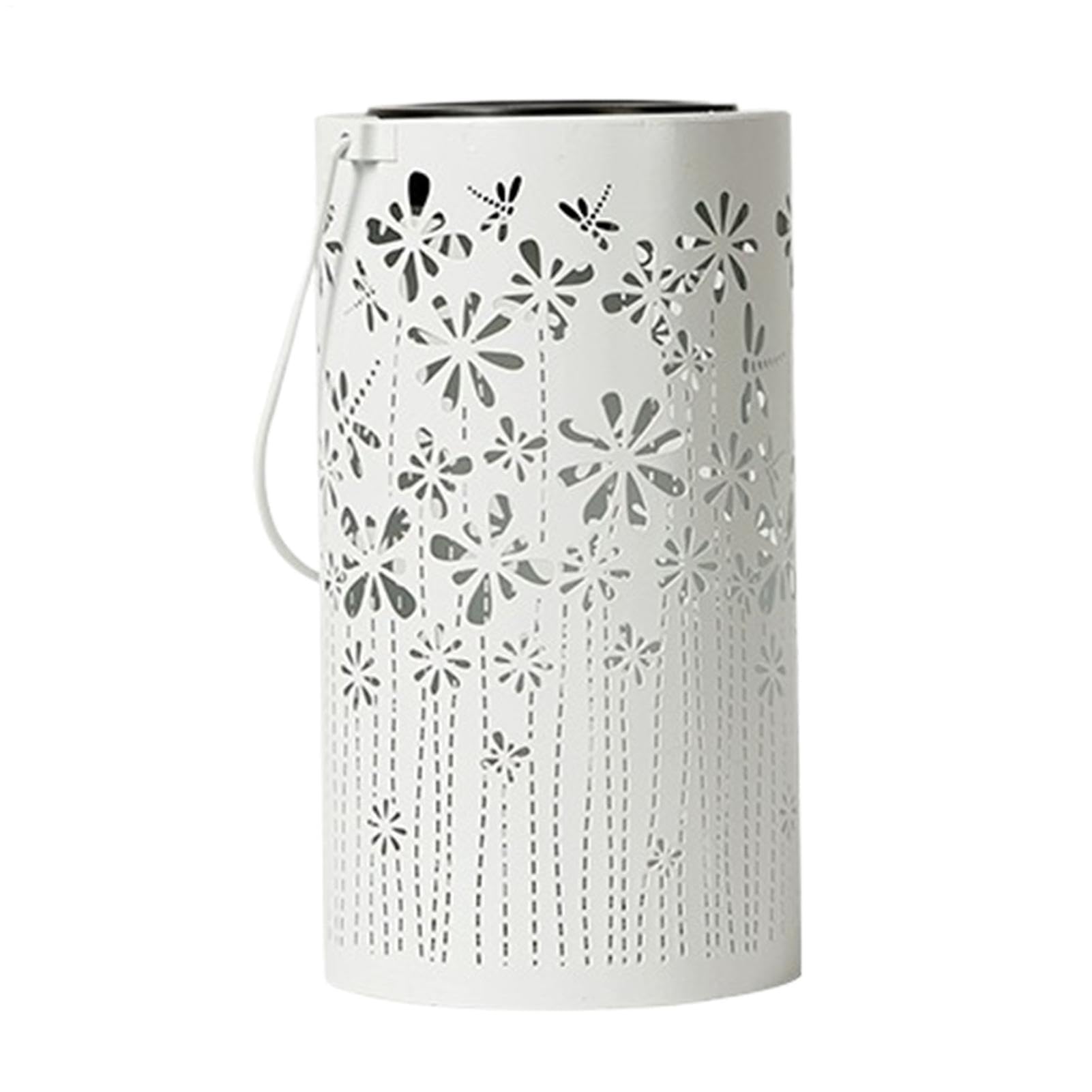 Outdoor Solar Lanterns, Waterproof Colorful Metal Lamps Decorations, Solar Driveway Lights, for Patio, Yard, Lawn, Path, Walkway, Driveway, Sidewalk, Porch, Backyard, Pool, Ground, Outside, Landscapin