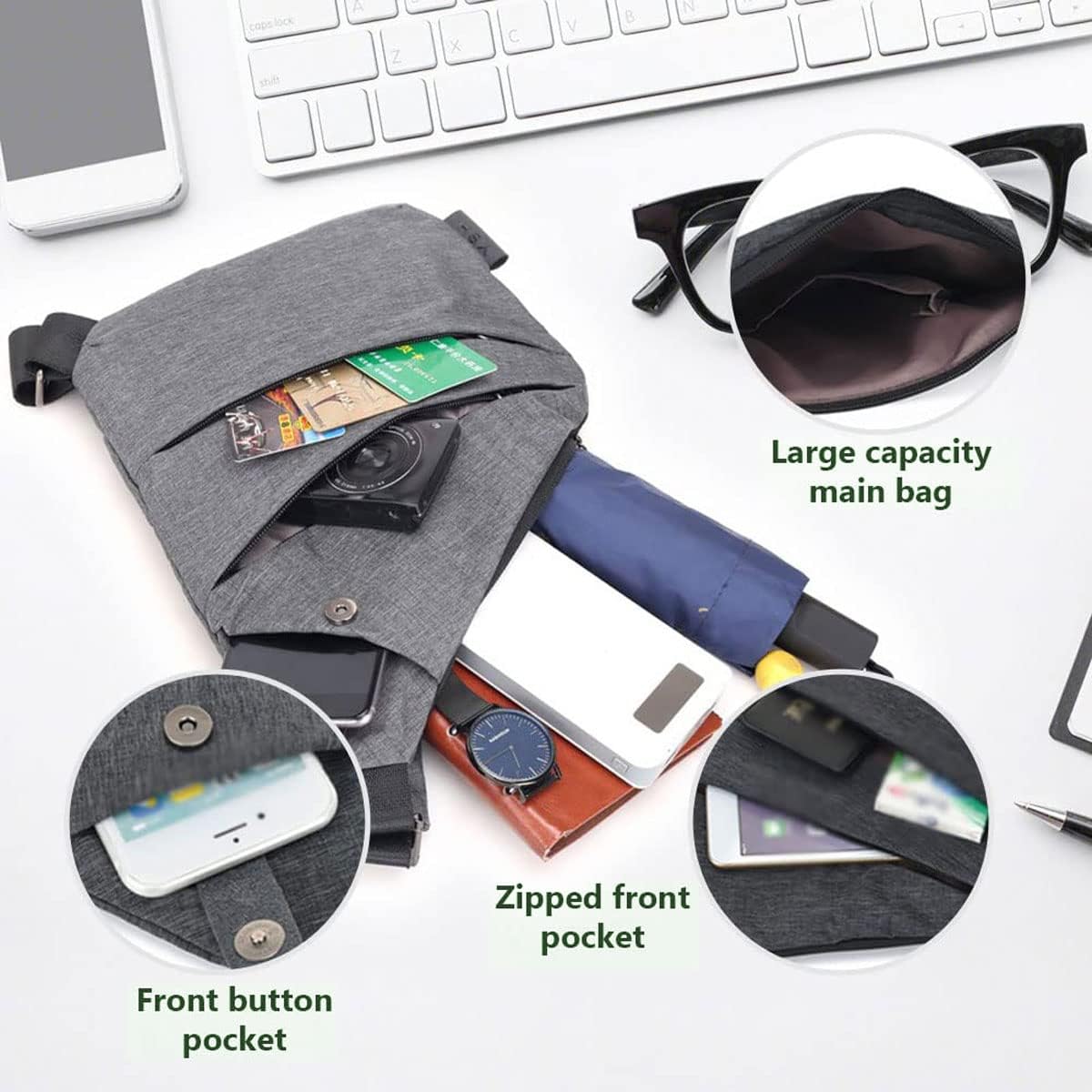 Anti Theft Crossbody Bags for Women, 2025 New Anti-Theft Travel Bag, Shoulder Bag Anti-theft Design for Travel, Sport (Khaki - Left Shoulder) - Image 3