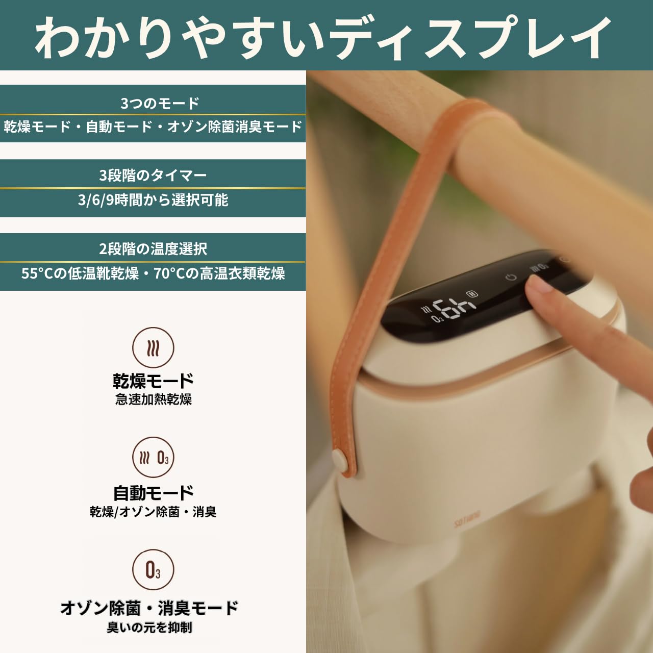 Amazon | 衣類乾燥機 靴乾燥機 ハンガータイプ ハンガー 除菌 消臭