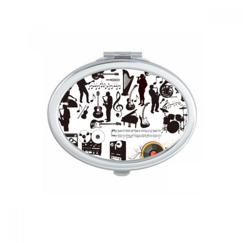 Miroir de poche guitare mignon, le cadeau parfait pour passionnés de musique