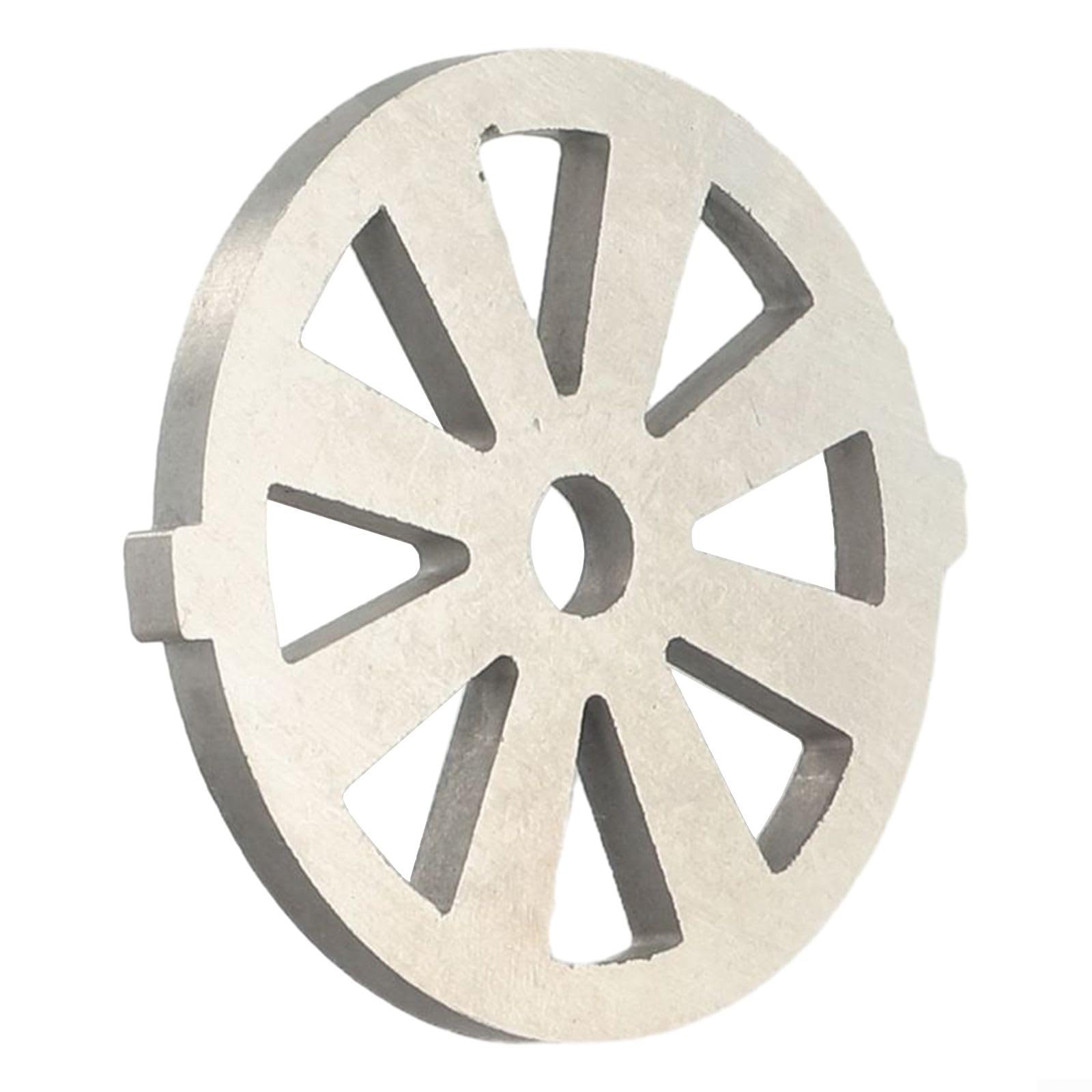 Stainless Steel 55mm Meat Grinder Plate for Household Type 5 Grinders, 402 Food-Grade Steel Disc with Smooth Edges, 3mm/5mm/7mm/Sector/3-Hole(Sector)