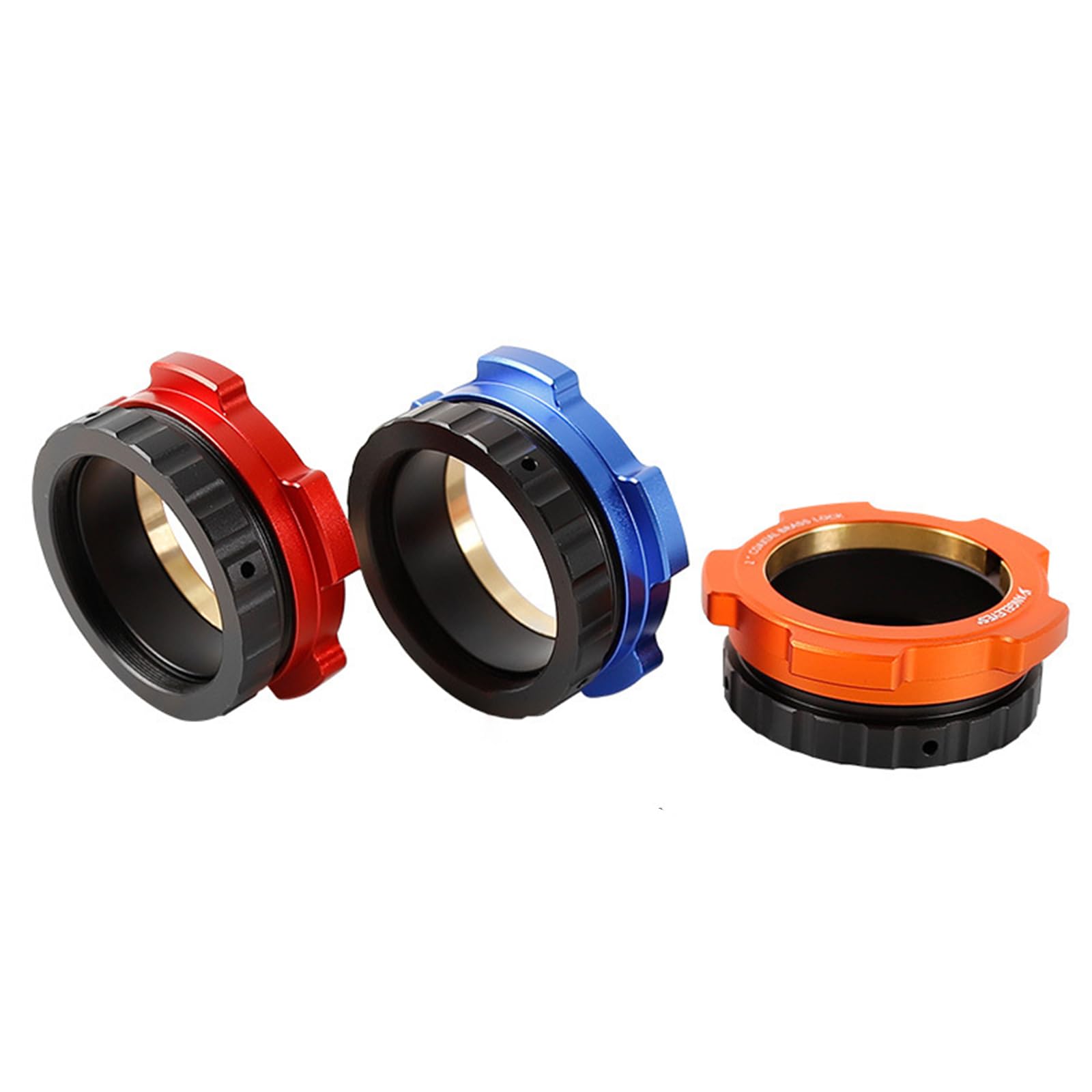 Adaptador coaxial de alta precisión para telescopios astronómicos con conversión de rosca y funda de camping de bloqueo seguro