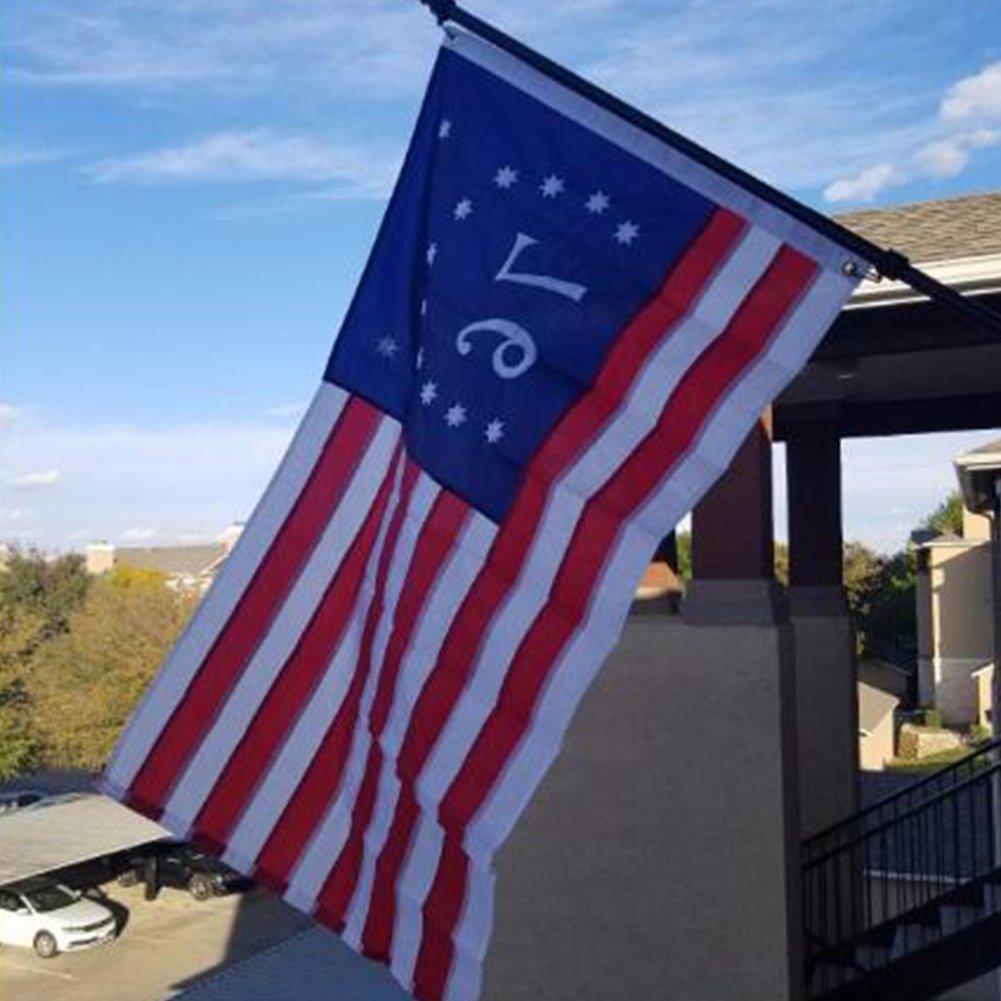 Amazon.com : 3x5 Ft Nylon Embroidered Bennington 76 American Flag