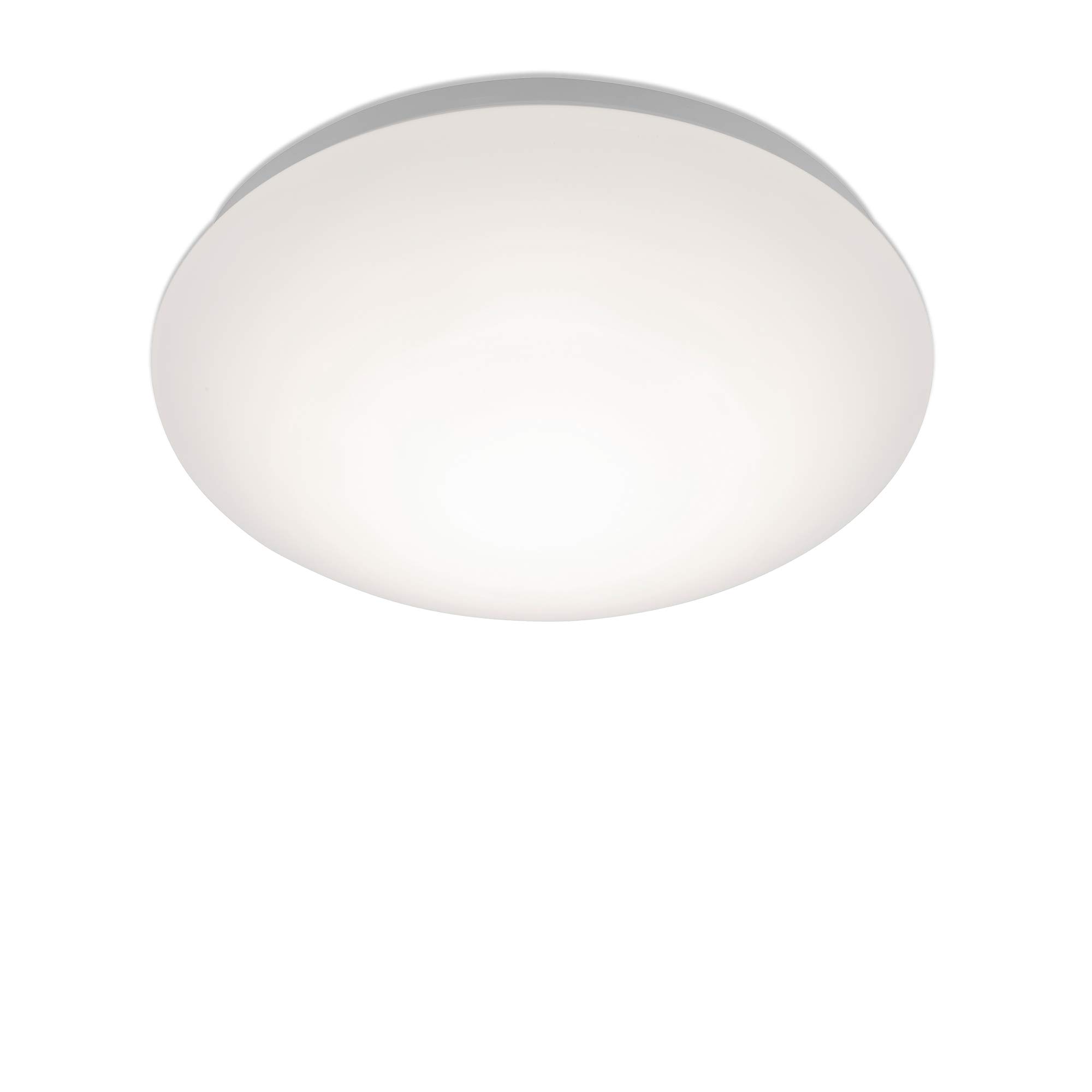 BRILONER - LED Deckenlampe mit warmweißer Lichtfarbe, 12 Watt, 1200 Lumen, LED Lampe, Deckenleuchte, Wohnzimmerlampe, Schlafzimmerlampe, Küchenlampe, Deckenbeleuchtung, 28x6,5 cm, Weiß