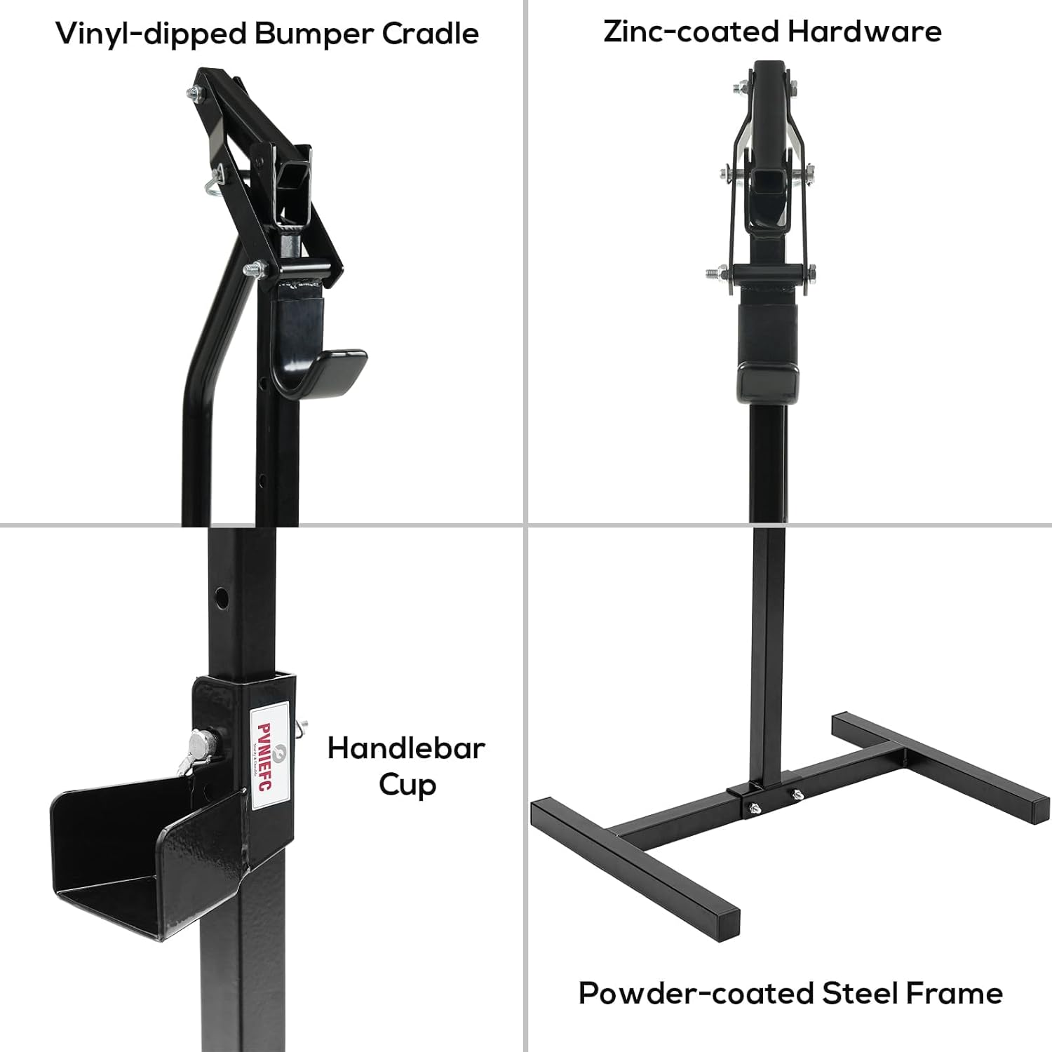 Snowmobile Lever Lift Stand with Handlebar Cup, 33-1/4" Max Height Fits Most Snowmobiles, 2000 lbs. Lift Capacity