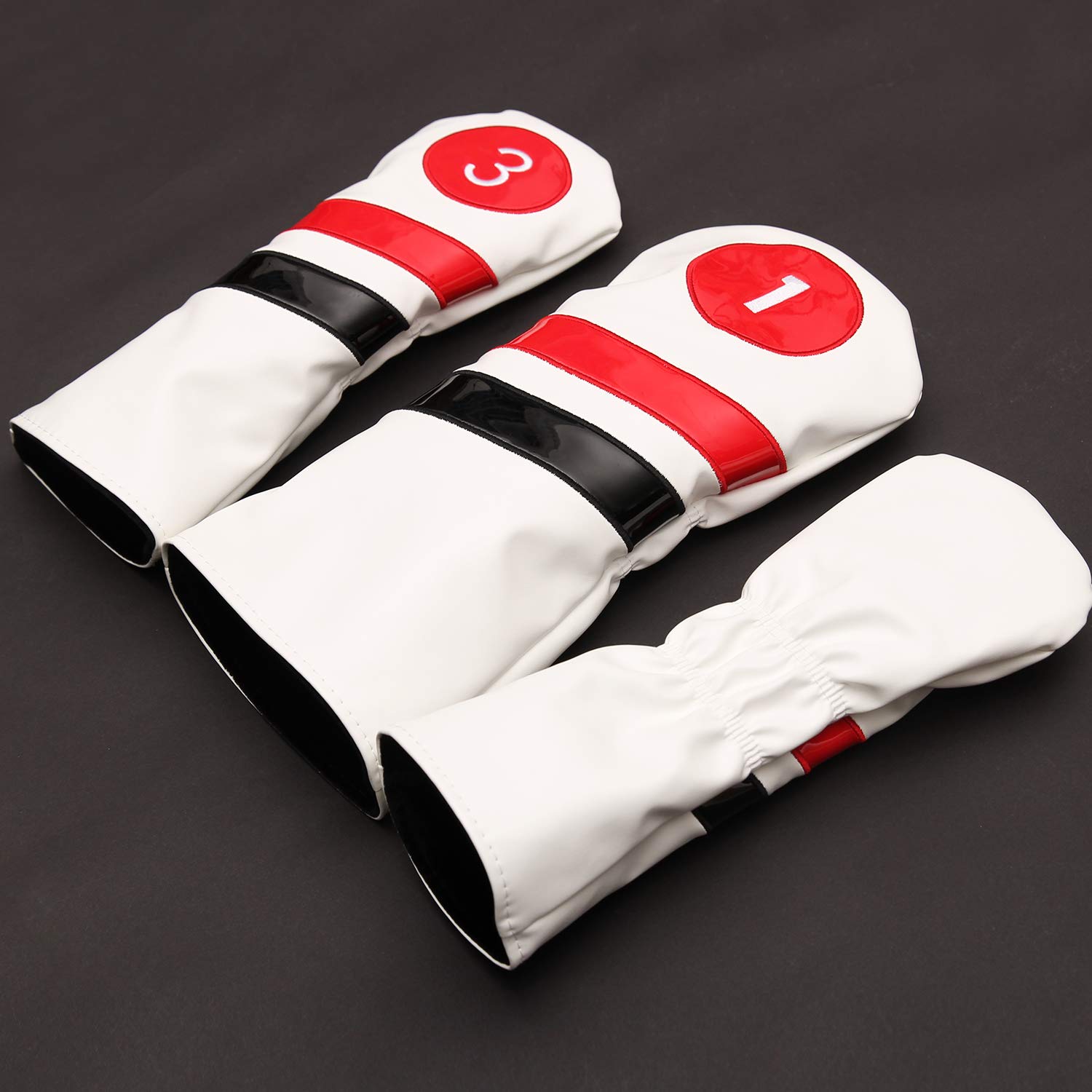 Juego de 3 fundas para cabezas de palos de golf para Driver y Fairway Wood