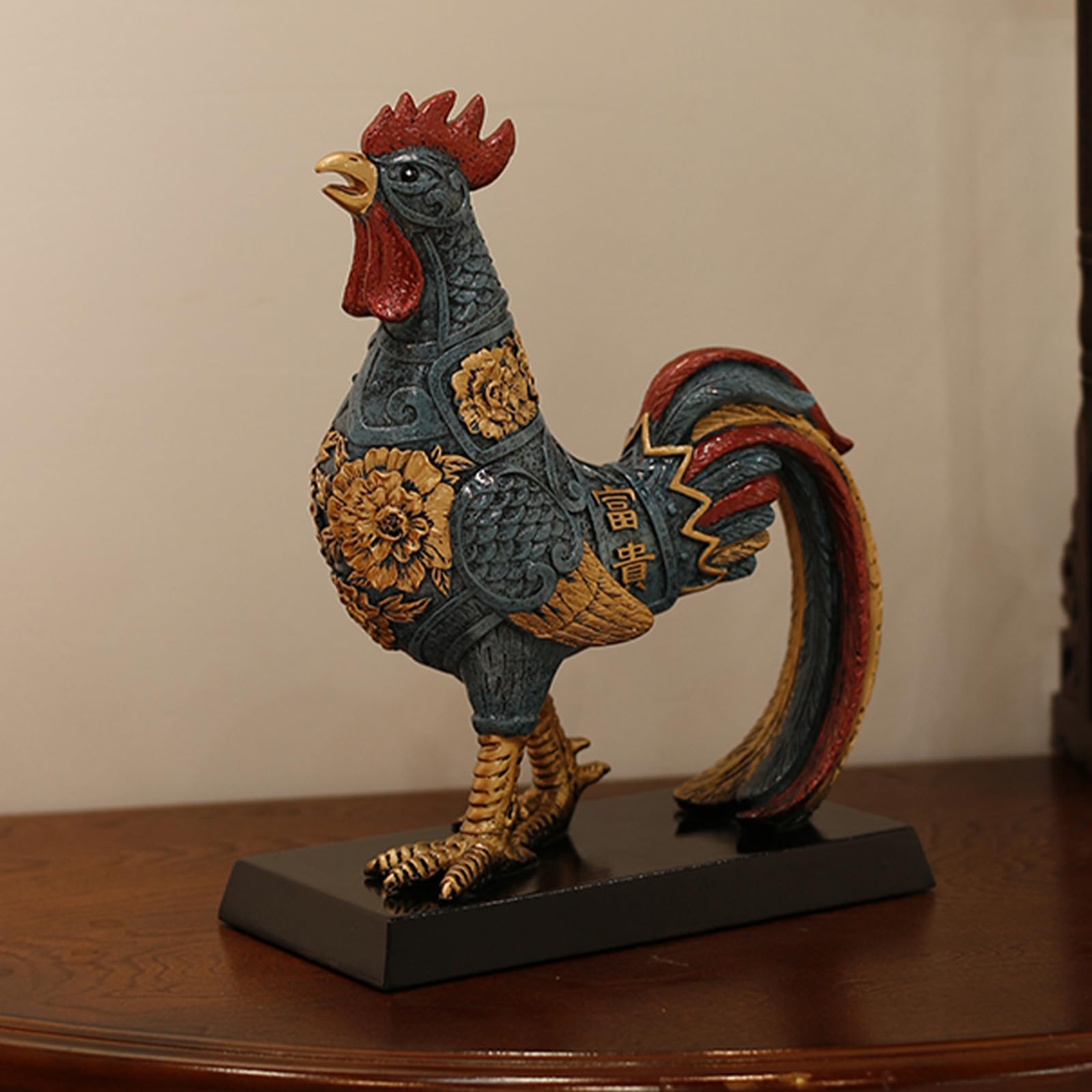 金の鶏とひよこの置物」金運 子宝 運気アップ 風水 金の鶏とひよこの