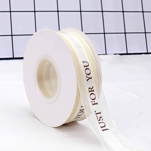 Miniatura 9 de Cinta de San Valentín de gasa marrón de 1 pulgada, cinta para envolver regalos, fiestas de vacaciones, decoraciones de boda, cinta de regalo de 22