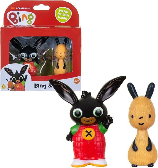 Bing und Flop Figuren - 6 cm TV-Serie Charaktere für Sammler
